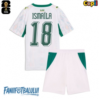 Senegal Ismaila Sarr #18 Echipament de Fotbal Replică Mondial 2026 Copii Acasa (+ Șorturi)